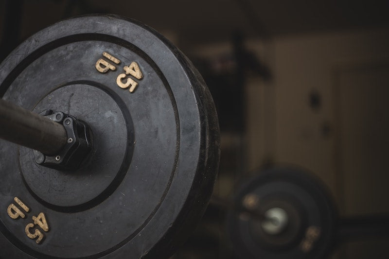 Barbell weight in a gym setting