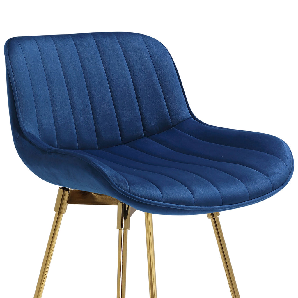 blue bar stool