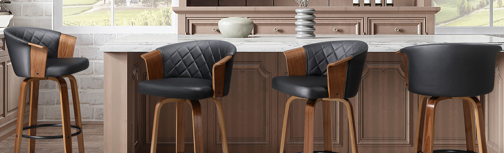 wooden bar stool