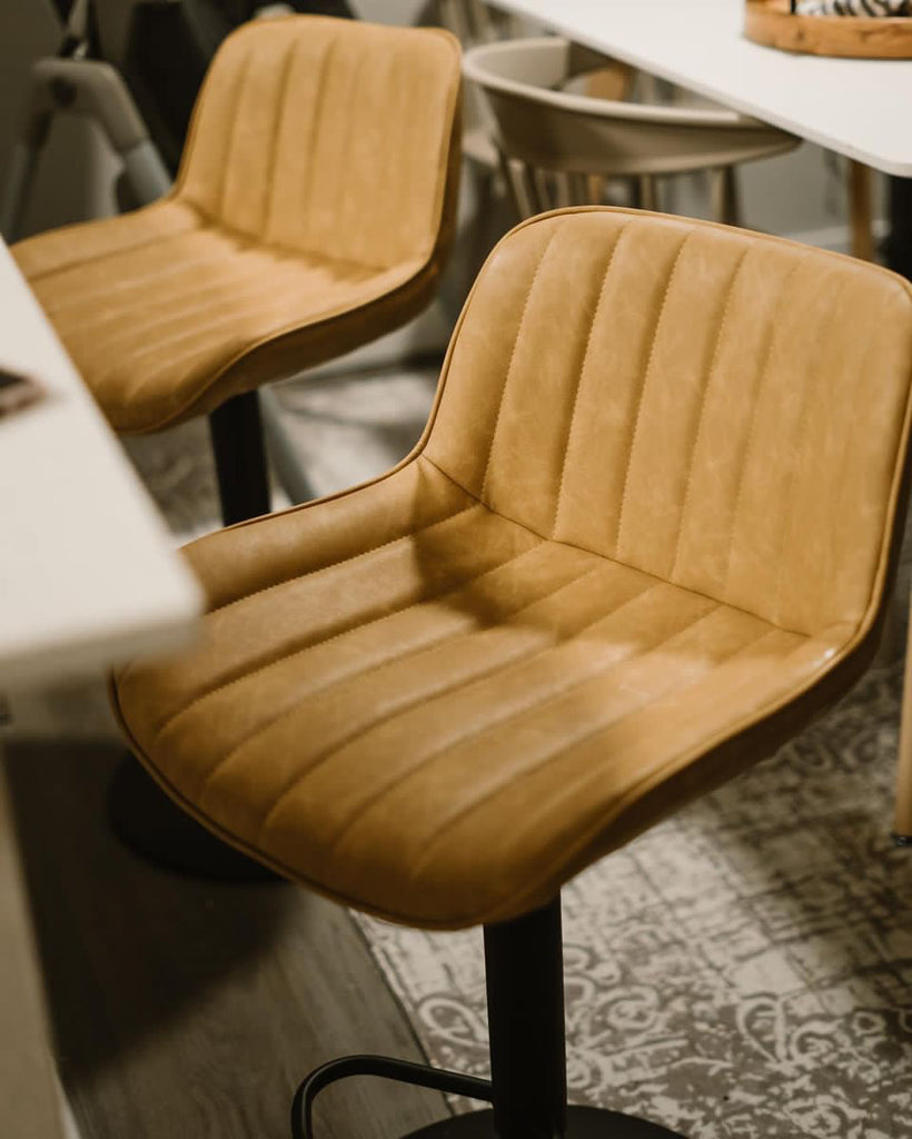 leather bar stool