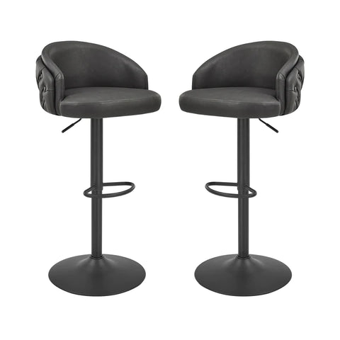 Swivel Bar Stool Diamond Pattern | Art Leon