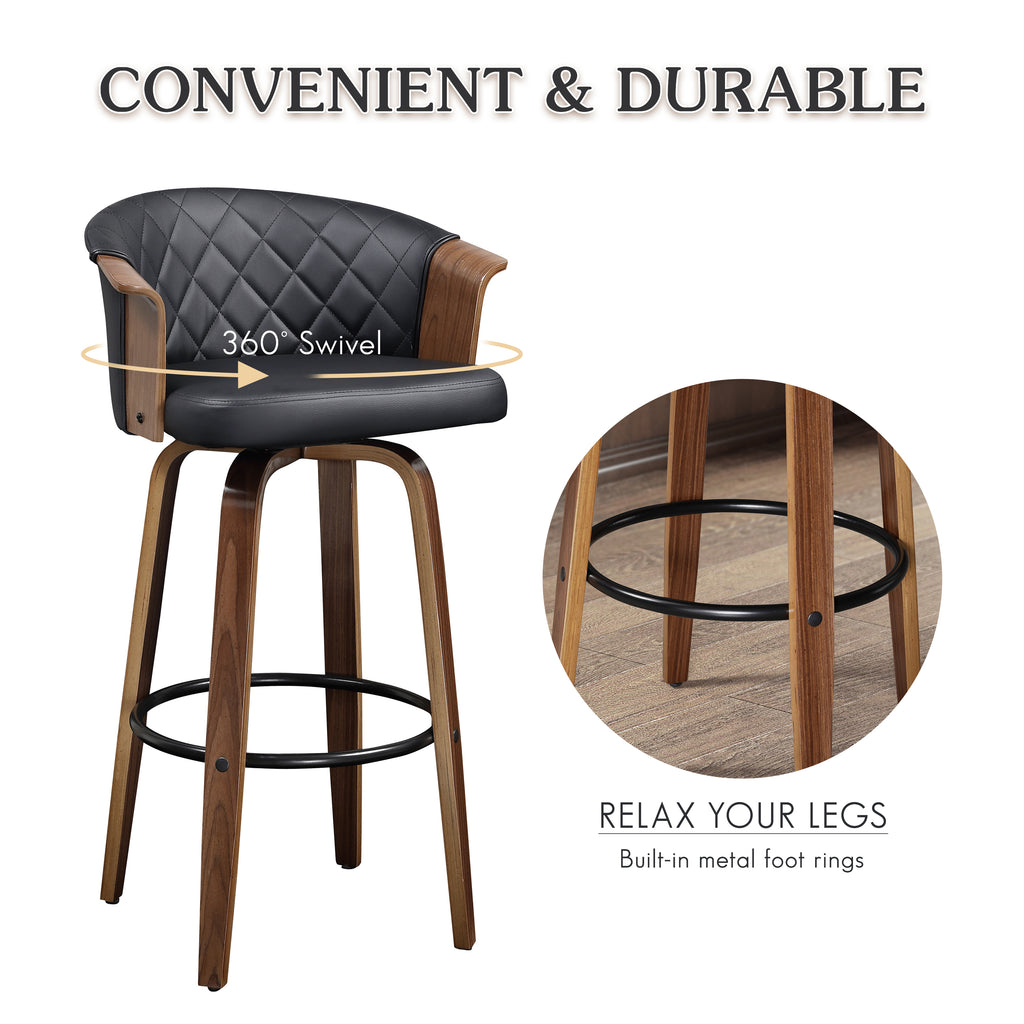 black bar stool