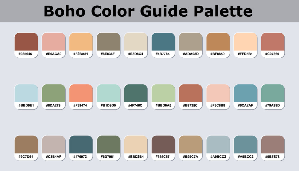 mid century modern color palette