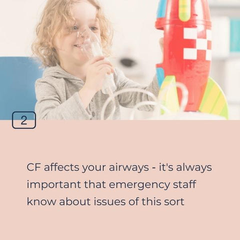 Cystic Fibrosis Affects Airways Emergency Medical Jewellery