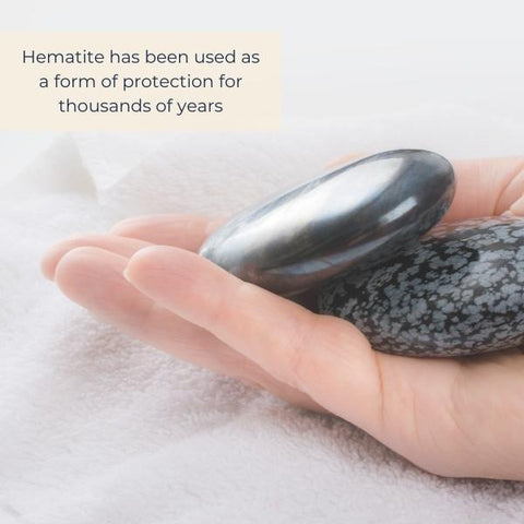 Hematite is for protection in jewellery