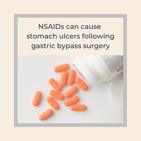 NSAIDs cause ulcers gastric bypass surgery