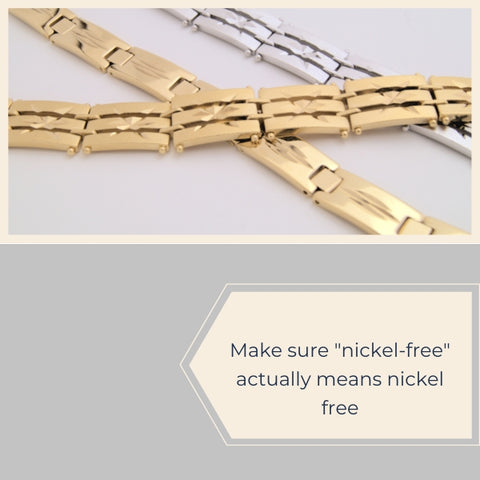 Nickel free jewellery for nickel allergy