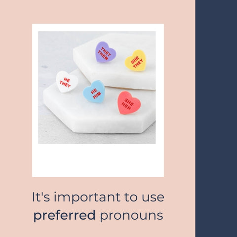 Using preferred pronouns in transgender community