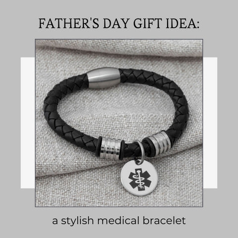 mamba medical bracelet for father's day