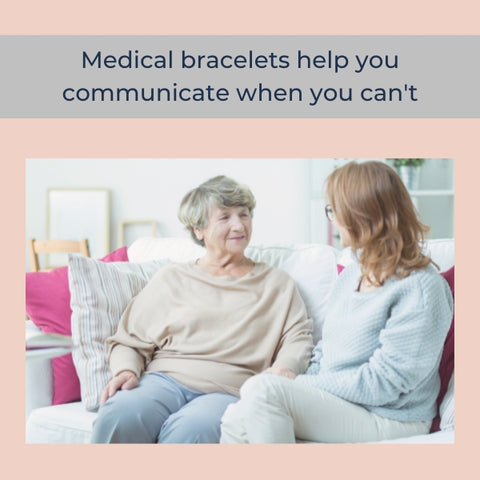 medical bracelets for communicating parkinsons
