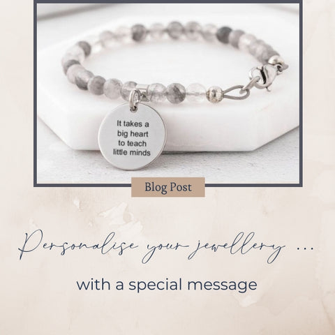 personalised jewellery special message