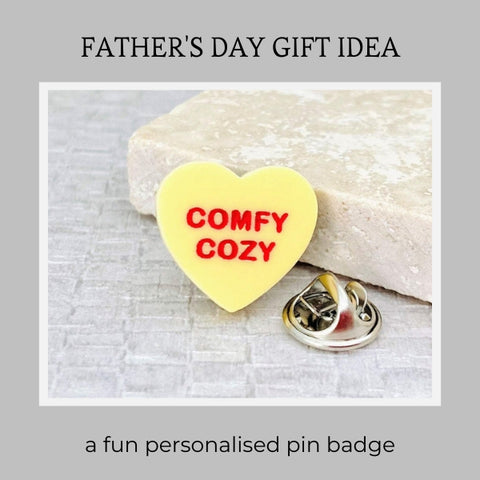 personalised pin for father's day