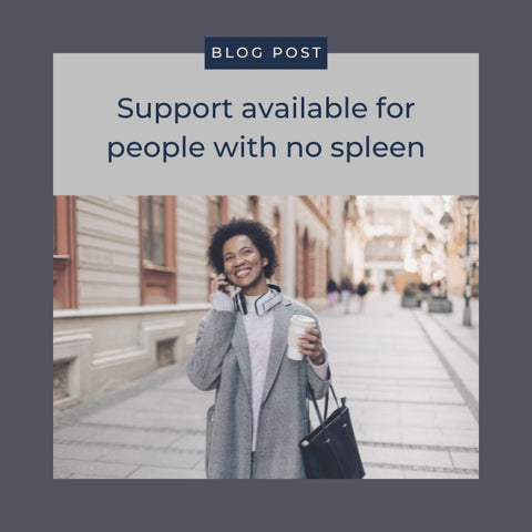 support for no spleen