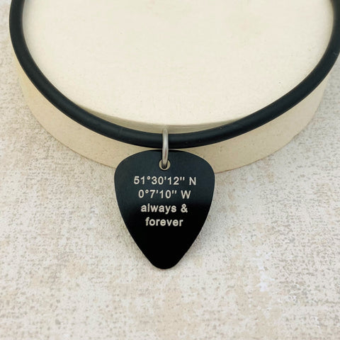 grid coordinates necklace for men uk