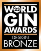 Bronze at World Gin Awards 2023 for Bottle Design