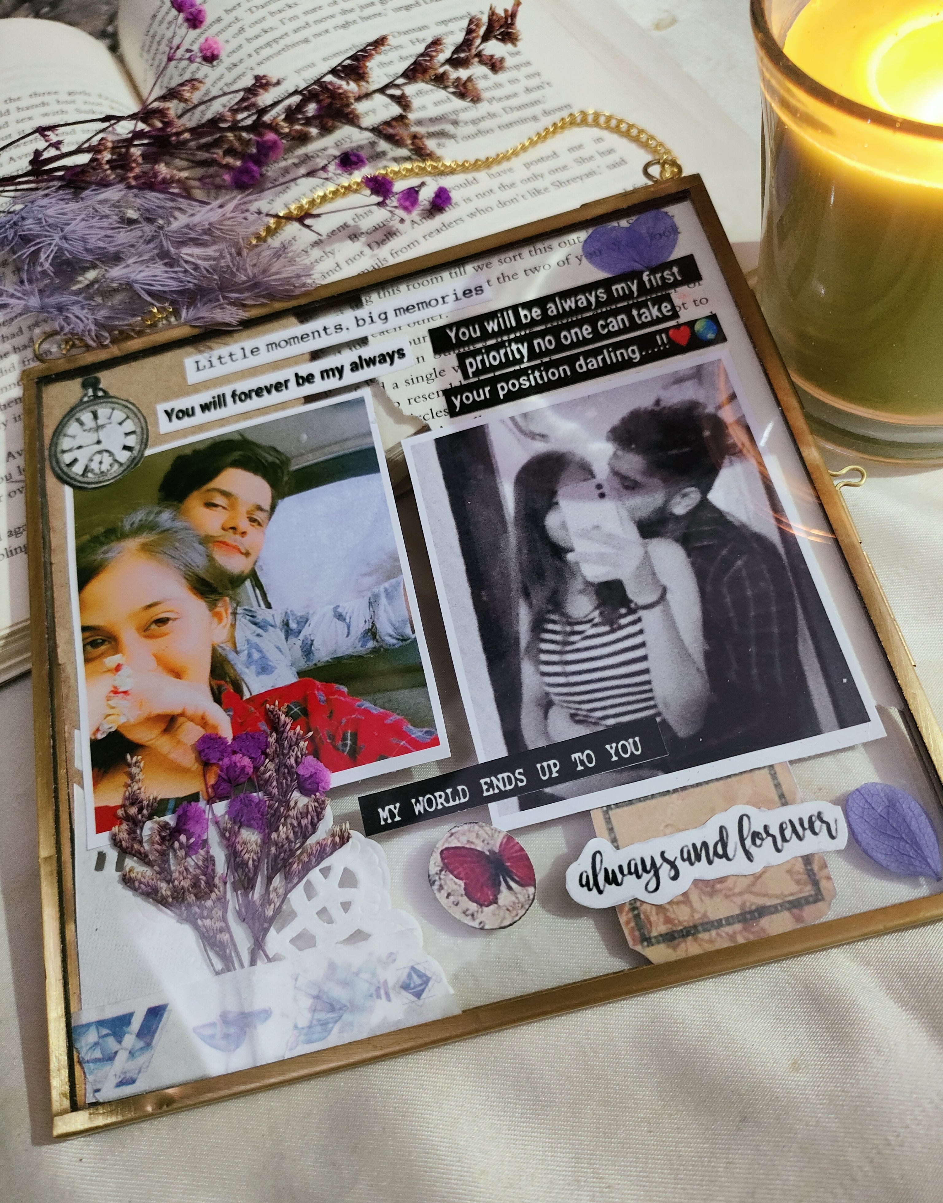 Personalised Couples Photo Keepsake Memory Scrapbook – The Lovely Keepsake  Company