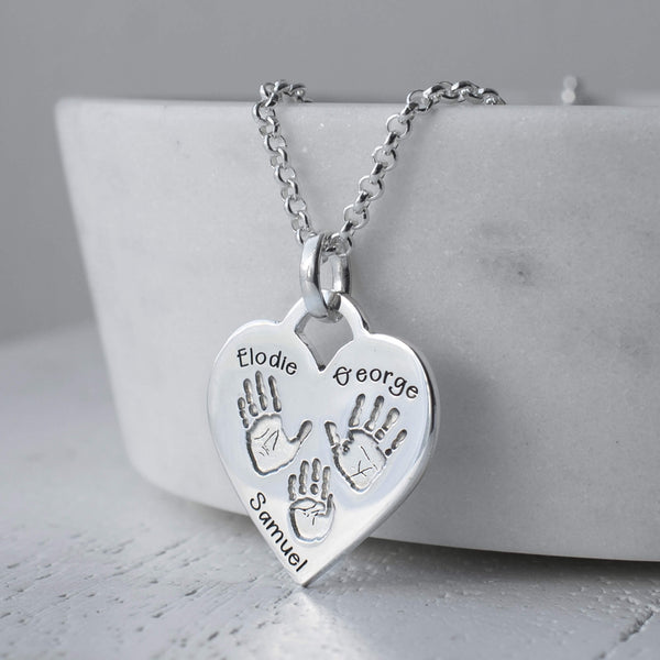 personalised footprint jewellery