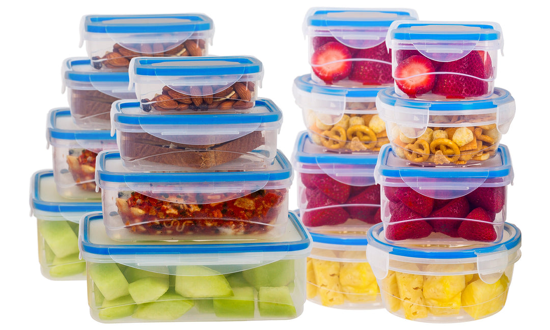 Premium Borosilcate Glass Meal Prep Food Containers with Snap Locking Lids,  24 Piece Set, 24 PC - Ralphs