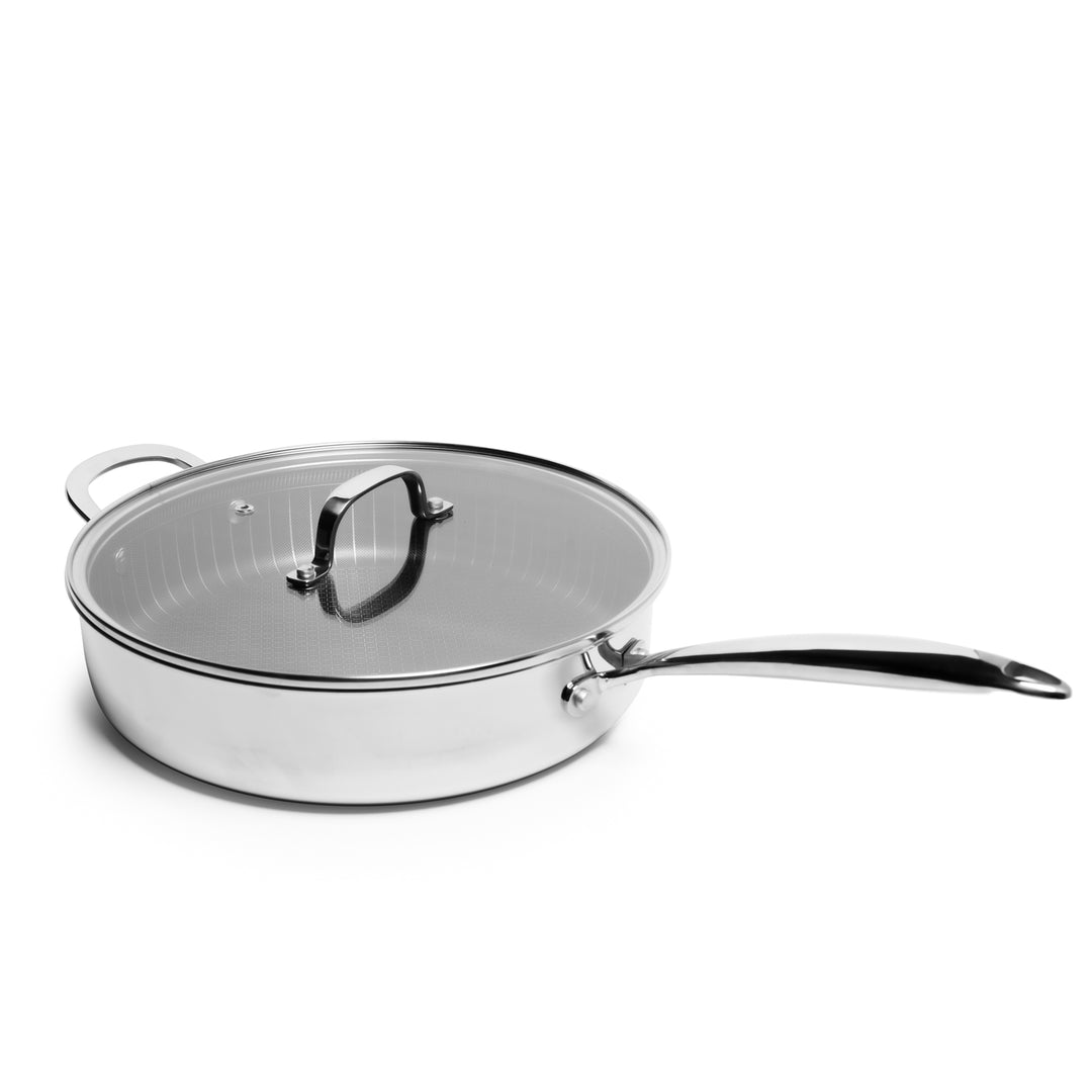 Five Two by Food52 Tri-Ply Strainer Saucepan, 2.7 Quart on Food52