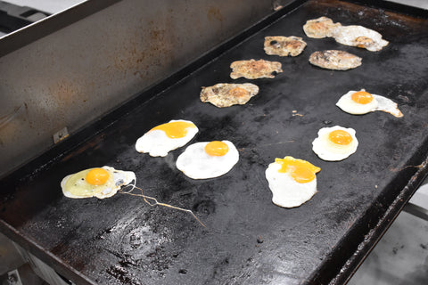 mild steel bbq cooking plate eggs