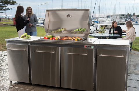 island gourmet elite cabinet bbq