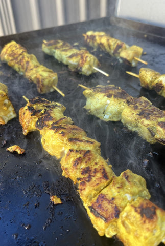 chicken satay skewers heatlie