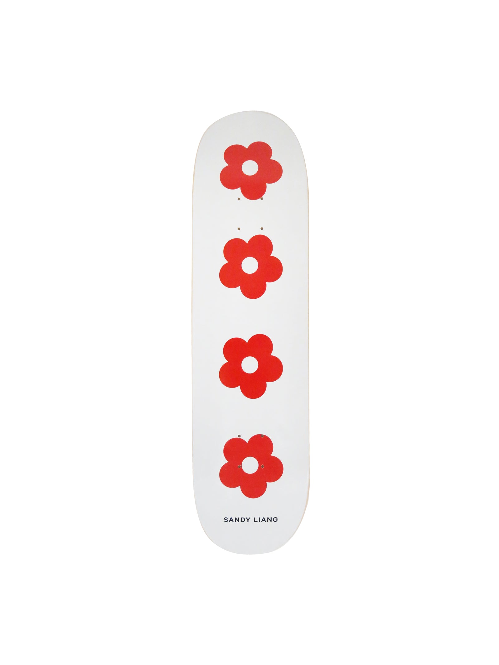 Orchard Skate Deck in Blanc/Red