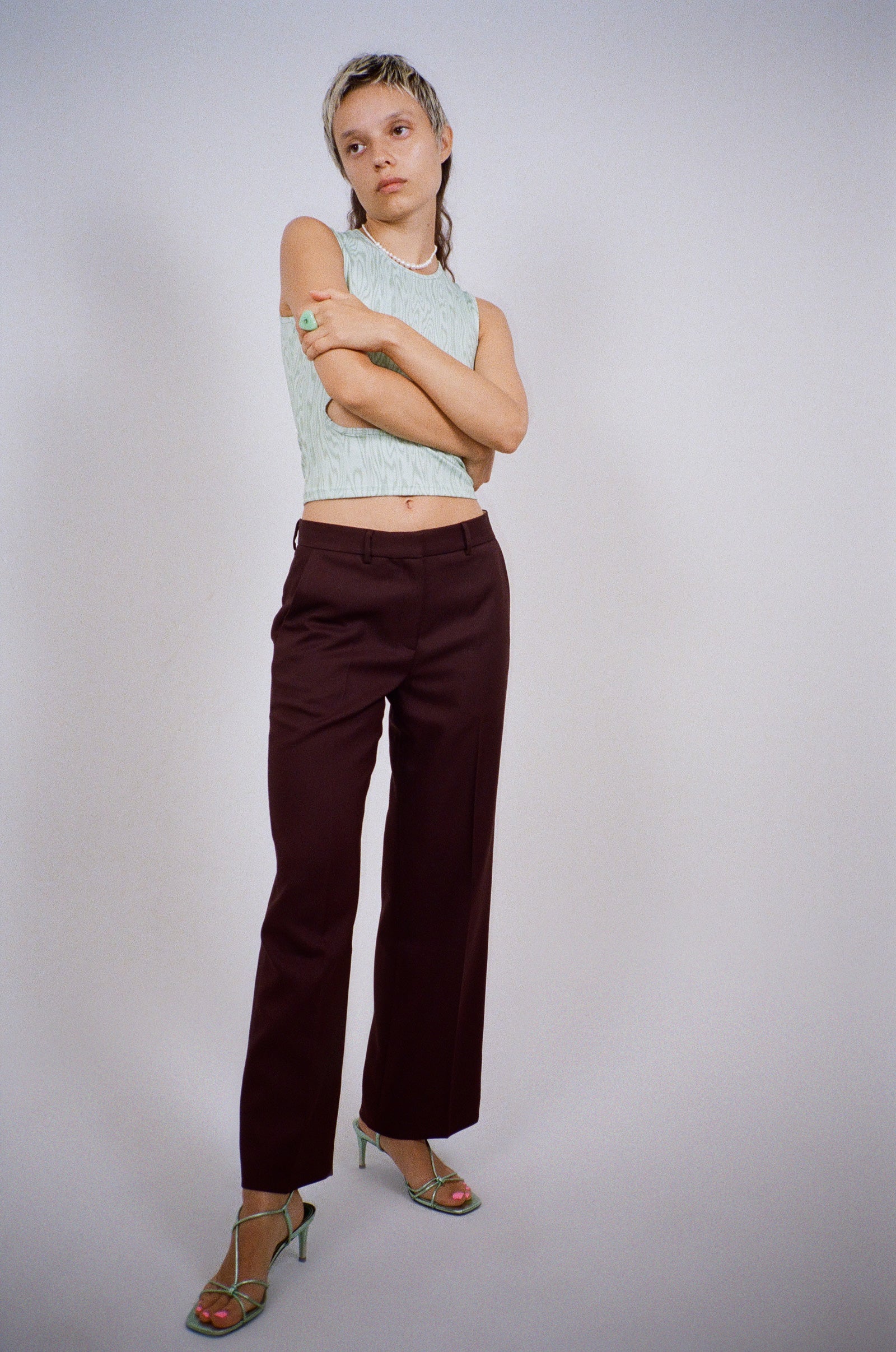 Boxy Pant in Brunette