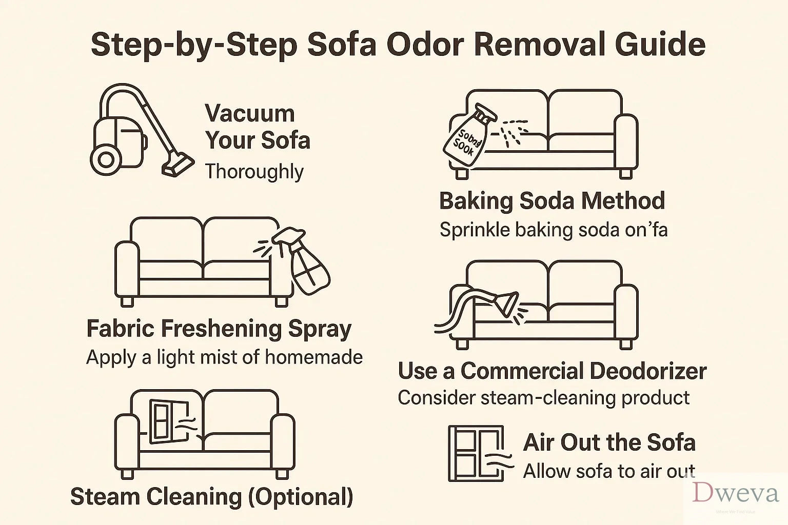 How to Get Rid of Sofa Odors image