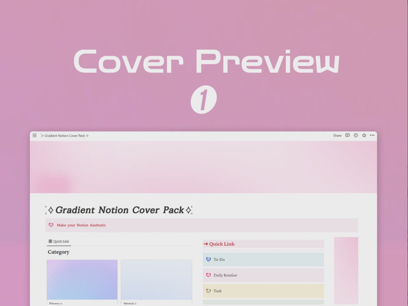 Gradient Notion Cover Pack – Loraticon : Notion Icons, Covers, templates