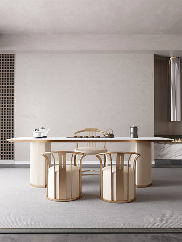 cream color island table