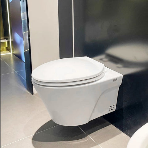 Off-the-ground wall-mounted integrated smart toilet