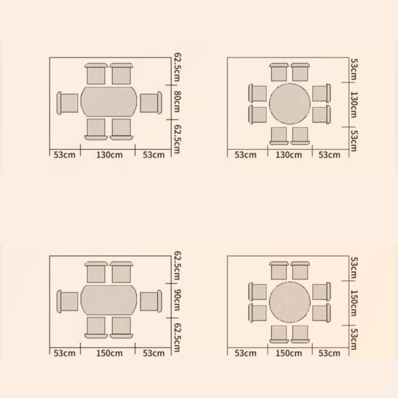 detailed explanation of dining table