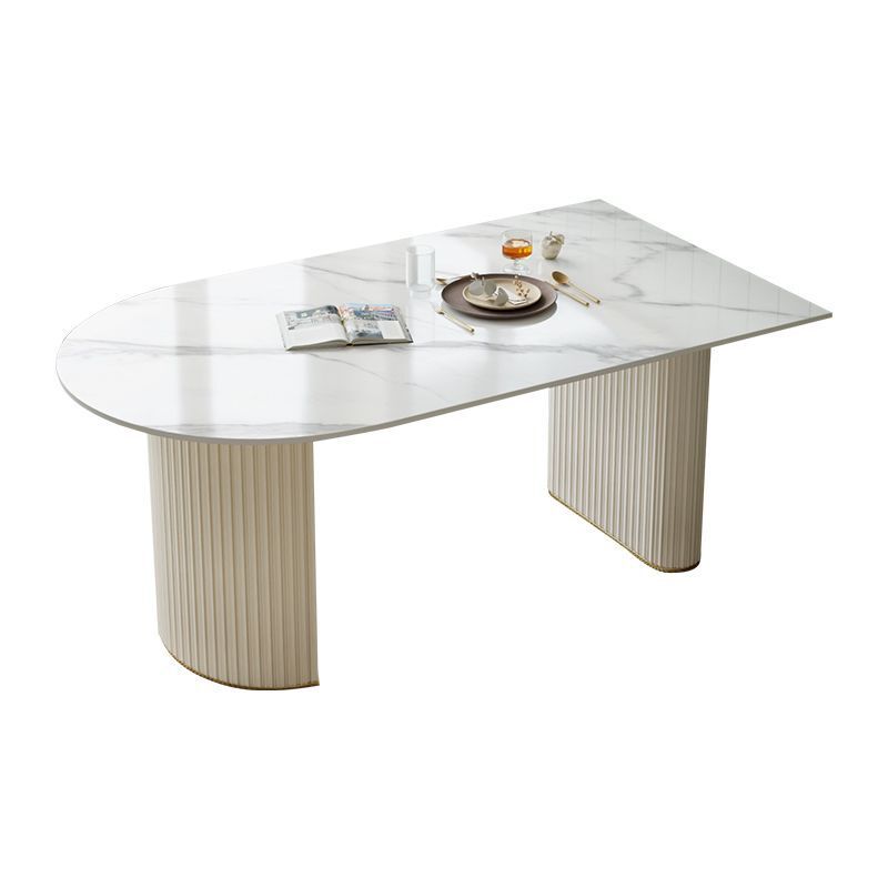 cream style dining table