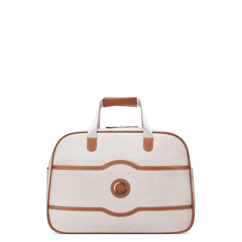 calpak white suitcase