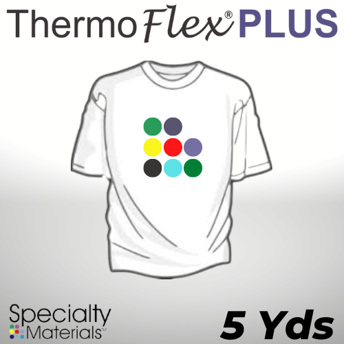 Neon Green ThermoFlex Plus HTV Neon Heat Transfer Vinyl