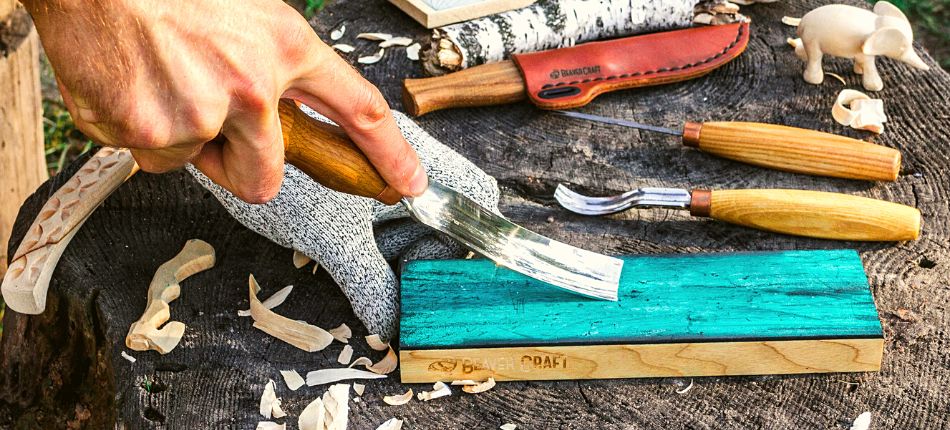 Hutsuls Knife Stropping Leather for Sharpening - Get Razor-Sharp