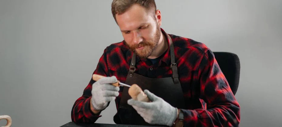 carving apple wood