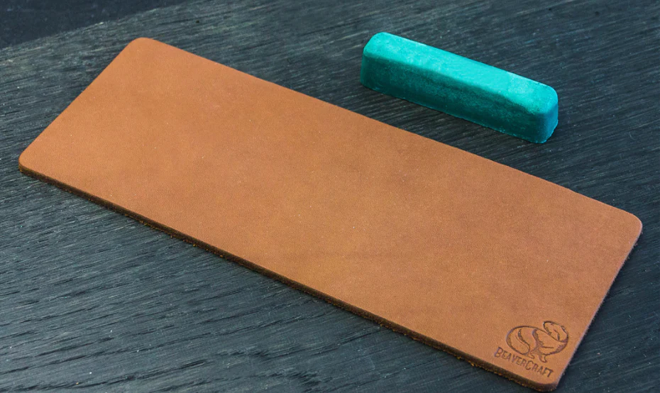 High Quality Brown Leather Strop , Best Stropping Leather Belt For