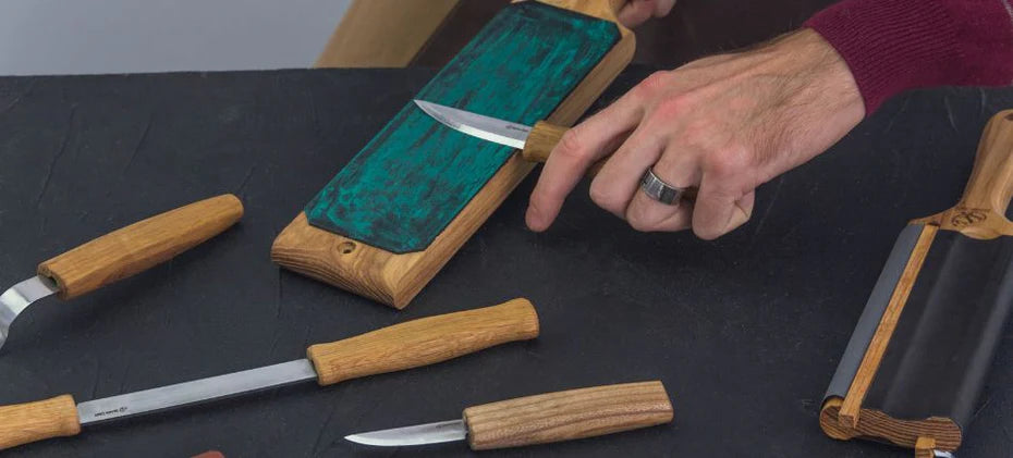 sharpening carving knife