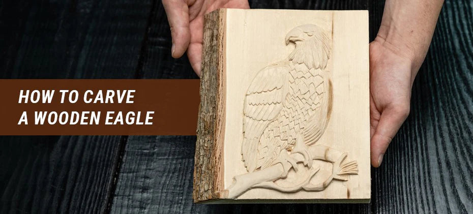 How to carve a wooden eagle