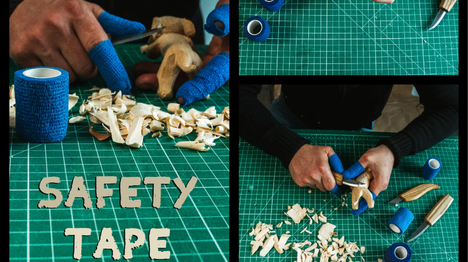 safe tape for wood carving