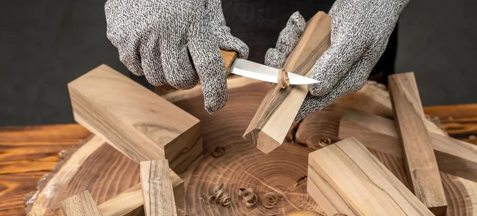 carving wooden blank
