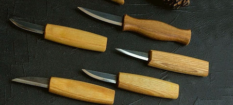 Sloyd wood carving knife