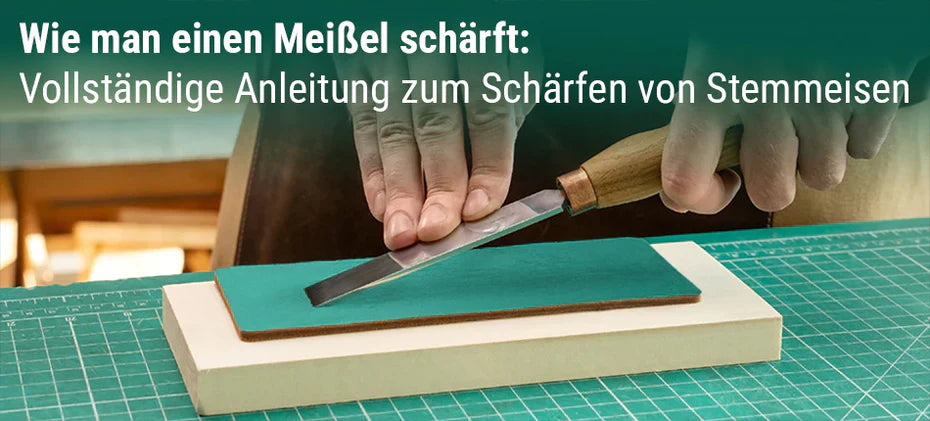 Wie man einen Holzmeißel schärft