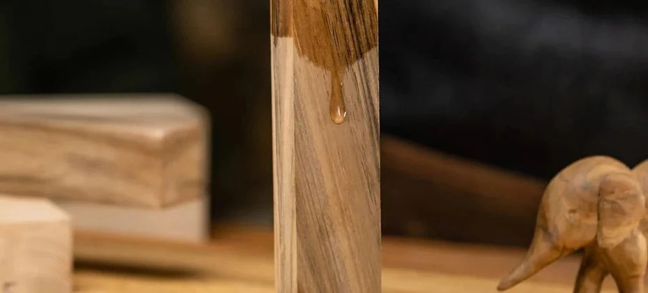 walnut wooden block