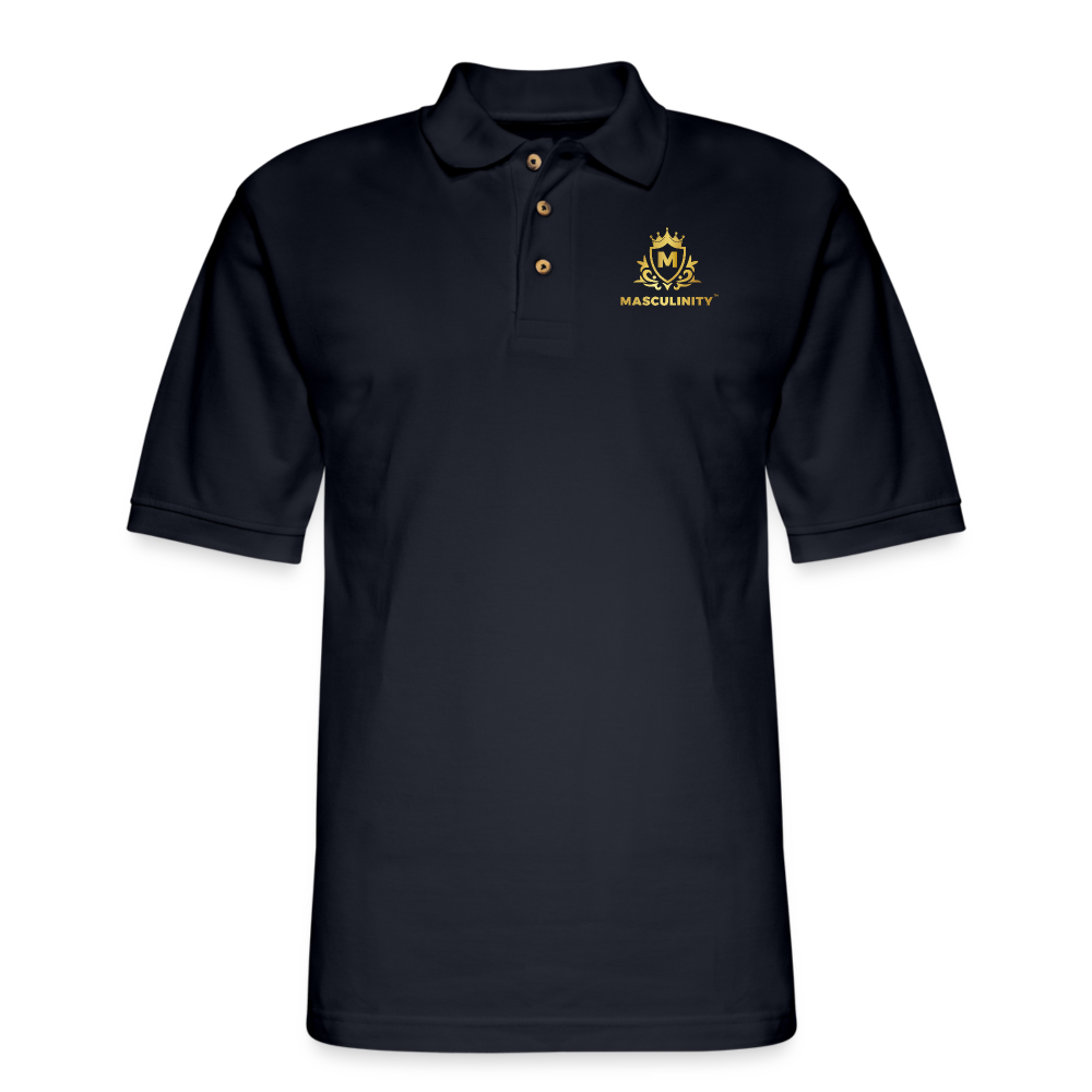 MASCULINITY MEN'S PIQUE POLO SHIRT