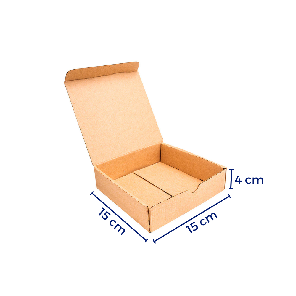 Caja rectangular pequeña kraft para empaque (Pack 25 unidades) - Tienda  Multyprint