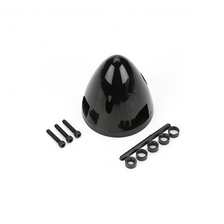 DUBRO 3 BLADE SPINNER 2" BLACK