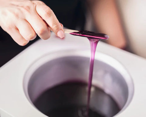 wax warmer filled with wax